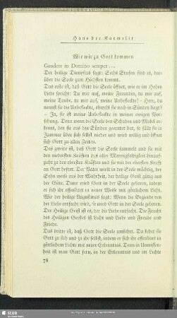 Hane der Karmelit
