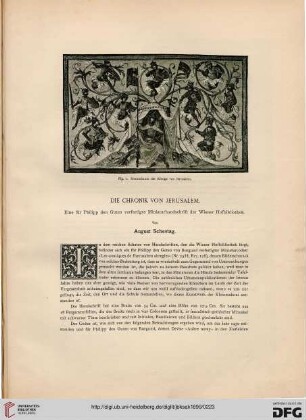 Die Chronik von Jerusalem: Eine für Philipp den Guten verfertigte Miniaturhandschrift der Wiener Hofbibliothek