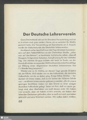 Der Deutsche Lehrerverein