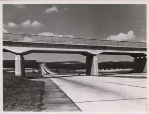 Autobahnbrücke auf der Strecke "Nürnberg-Bayreuth"