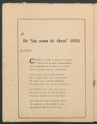 Olvido.