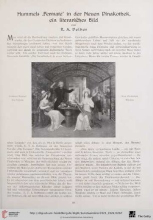 7/8: Hummels "Fermate" in der Neuen Pinakothek, ein literarisches Bild