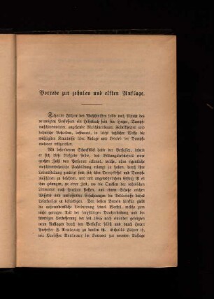 Vorrede zur zehnten und elften Auflage.