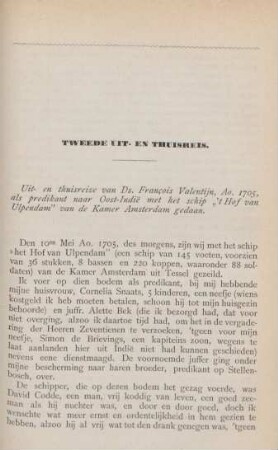 Tweede uit- en thuisreis