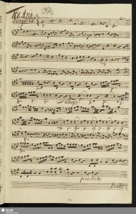 161. Aria: Occhietti cari del mio tesoro / Gassmann, F. L.