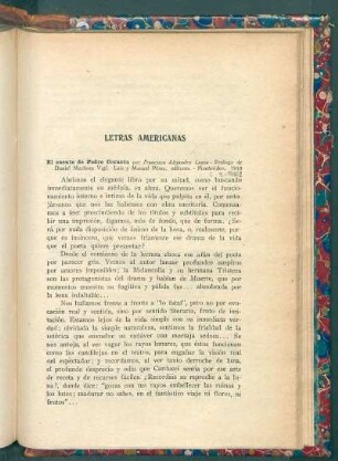 Letras americanas