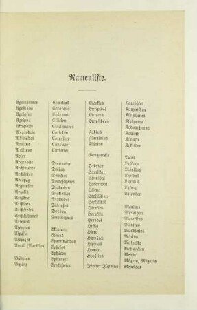 Namenliste