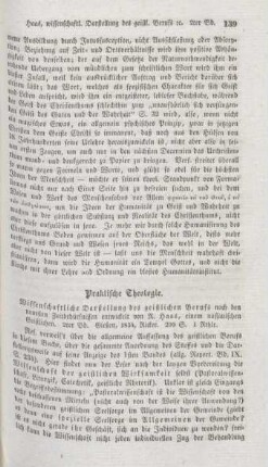 139-143 "Wissenschaftliche Darstellung des geistlichen Berufs" von R. Haas