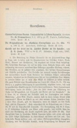 196-213 Rezensionen