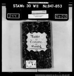 Zivilstandsregister Wendessen (Kanton Wolfenbüttel)