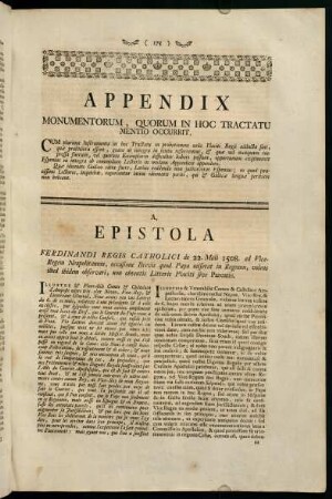 175-242, Appendix. Monumentorum, Quorum in Hoc...