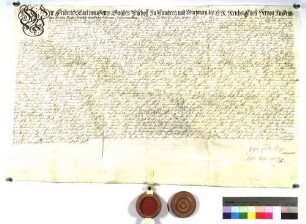 Bischof Friedrich Karl an alle Grafen Hohenlohe verleiht Buchenbach.