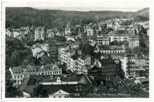 Weltbad Karlsbad. Westend mit orthodoxer Kirche St. Peter und Paul