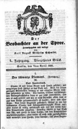 14. Stueck, 7. April 1851