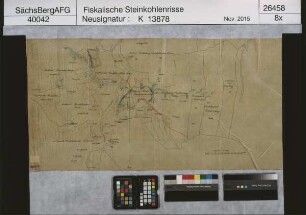 Fluren von Zwickau, Planitz, Bockwa, Oberhohndorf und Reinsdorf mit Grubenfeldern der Steinkohlenwerke