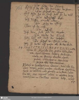 Nr. 34. Illustrissime