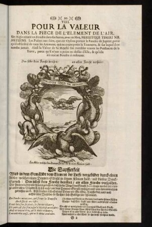 20, VIII. Pour la Valeur, [...]; Die Tapfferkeit