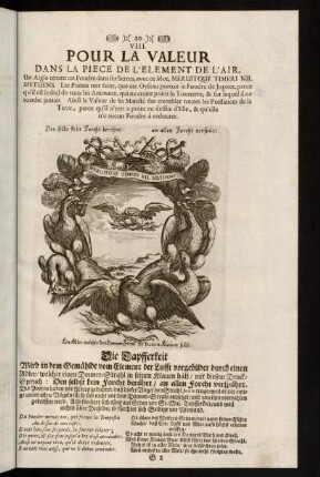 20, VIII. Pour la Valeur, [...]; Die Tapfferkeit
