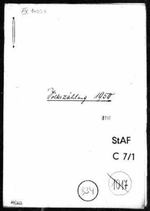 Volkszählung 1950