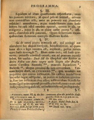 Io. Rvdolphi Engav, D. Instit. P. P. O. Cvriae Provincialis Facvltatis Ivridicae ... Programma I. De Transactione Cvm Laeso Inita Poenam Criminalem Mitigante : Praenobilissimi ... Ioannis Danielis Reinhardi ... Inavgvrali Dispvtationi De Transactione Ivdiciali Invita Praemissvm