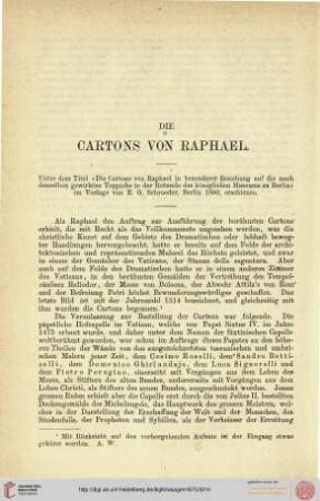 Die Cartons von Raphael