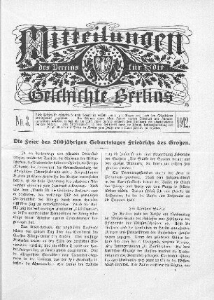 Die Feier des 200jährigen Geburtstages Friedrichs des Großen