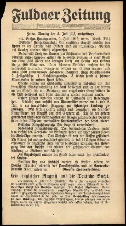 Ausgabe vom Montag, den 05. Juli 1915.