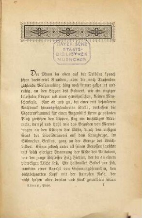 Plebs : Novellen aus d. Volke