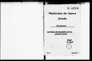 Ausbildung und Prüfung für den gehobenen und mittleren nichttechnischen Verwaltungsdienst