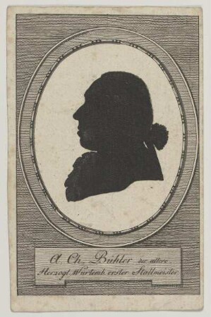 Bildnis des A. Ch. Bühler