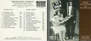 Swamp Music Vol VI. Prends Donc Courage. Early Black & White Cajun