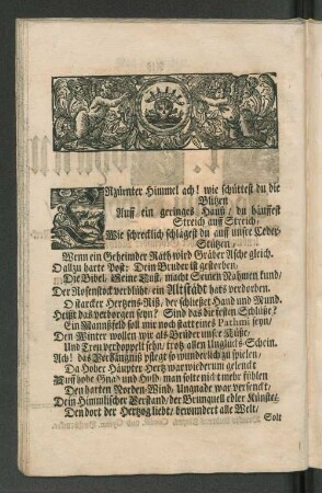 Trauergedichte.