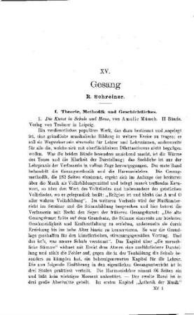 Gesang