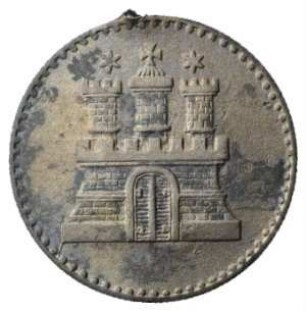 Fundmünze, Schilling, 1855