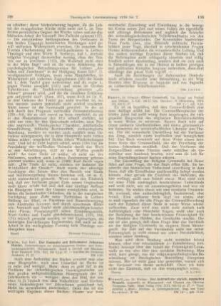 130 [Rezension] Bauer, Heinrich, Oliver Cromwell