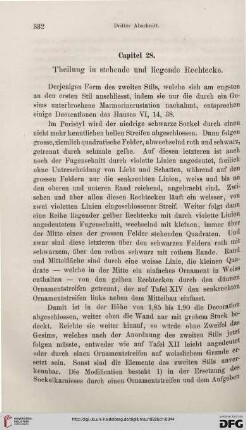 Capitel 28. Theilung in stehende und liegende Rechtecke