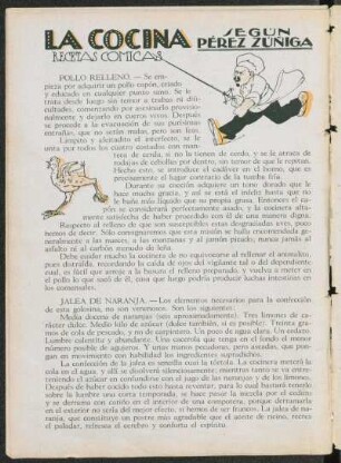 La cocina : Recetas cómicas