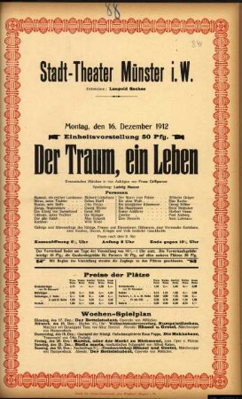 Der Traum, ein Leben