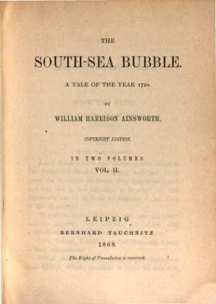 The south-sea bubble : a tale of the year 1720. 2