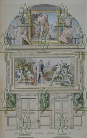 Teilansicht der Galerie Farnese