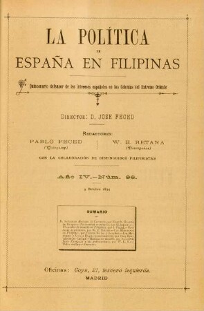 Núm. 96. 9 Octubre 1894