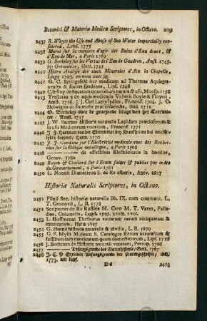 Historiae Naturalis Scriptores