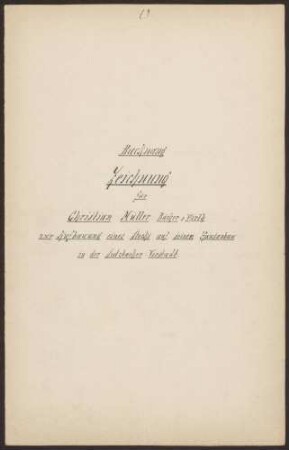 Müller, Christian, Bäcker Aufstockung des Wohnhausanbaus