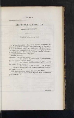 Statistique commerciale