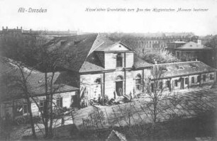 Dresden. Verwaltungsgebäude (Ausstellung und Verkauf von Sämereien, Futter und Düngemittel [sog. Hesse'sches Grundstück]). Eingangsseite