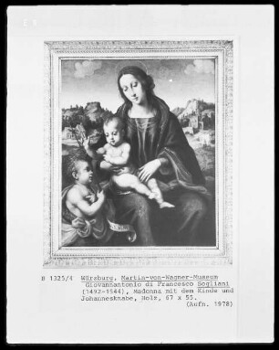 Madonna mit dem Kinde und Johannesknabe