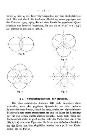 § 5. Anwendungsbereich der Methode.