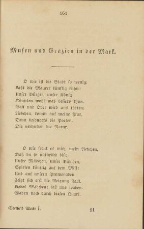 Musen und Grazien in der Mark.