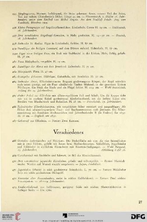 Verschiedenes (Nr. 468-486)