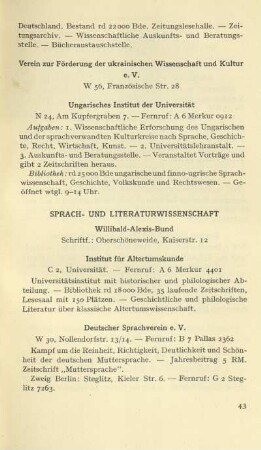 Sprach- und Literaturwissenschaft